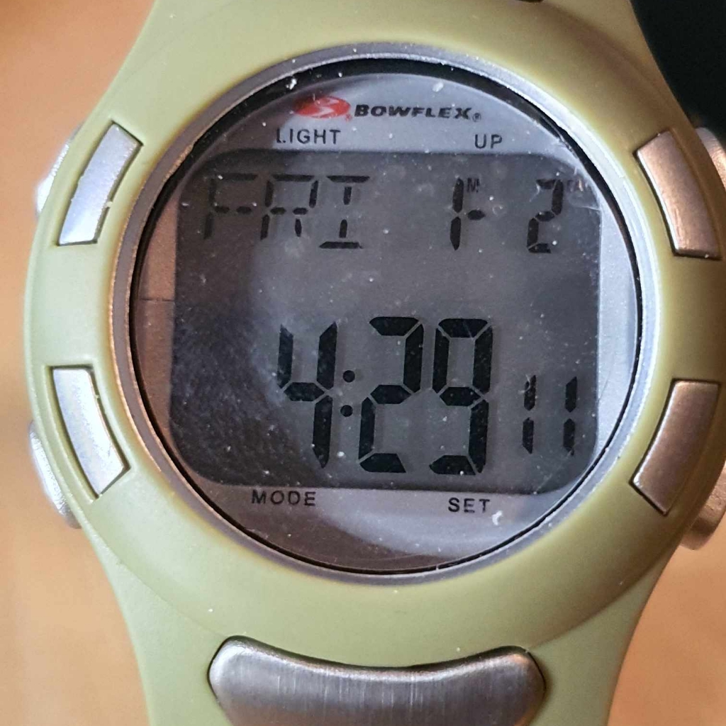 1020 Bowflex Green Alarm Chronograph Womens Watch